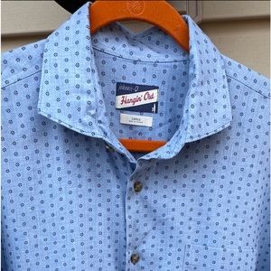 Johnnie O Hangin Out Conrad Chambray Long Sleeve ButtonUp Mens Shirt